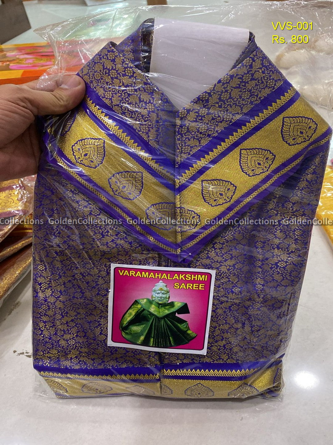 Varalakshmi Sarees for Decorating the Idol of Varalakshmi Vratham VVS-001 4