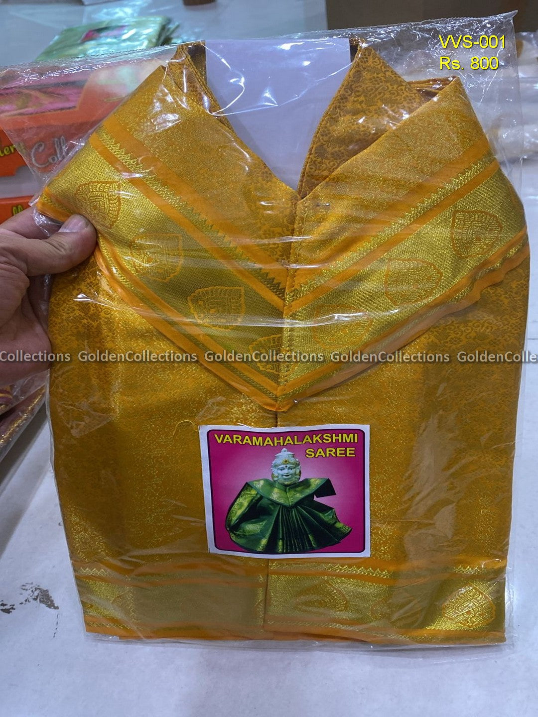 Varalakshmi Sarees for Decorating the Idol of Varalakshmi Vratham VVS-001 7