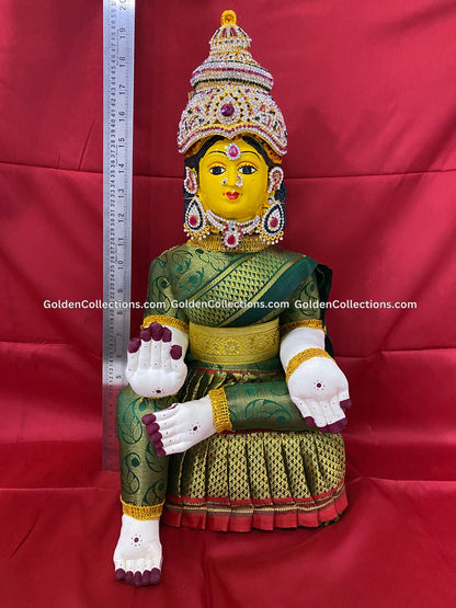 Order Now Varalakshmi Vratam Pooja Doll Face Decoration Jewellery  Idol | Golden Collections