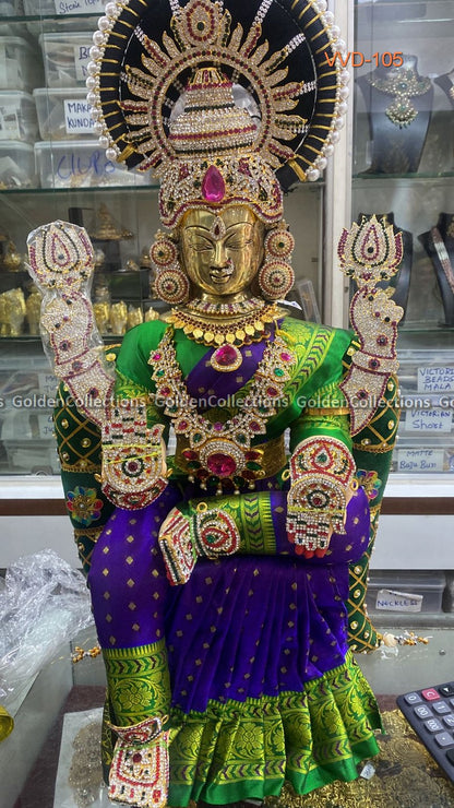 Varamahalakshmi idol Full Set Jewellery Varalakshmi Vratham 2