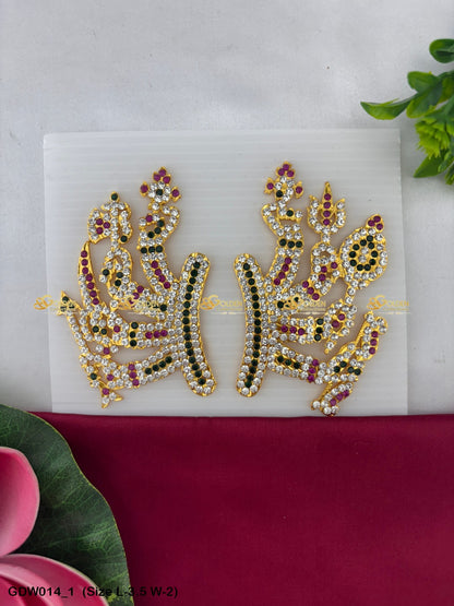 Weapon Hands For Goddess Durga Devi Idol Size: 3.5 x 2, Color: Multi, Style: Durga Hands Image 1