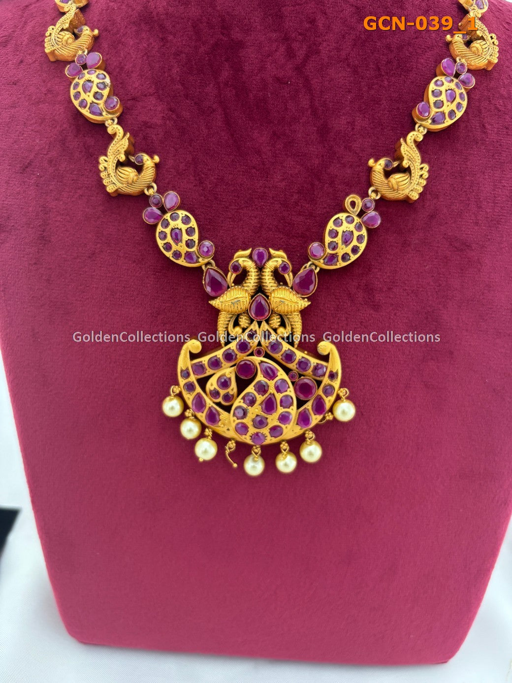 Wedding Gold Plated Necklace Design : Costume Jewelry Necklace GoldenCollections 2