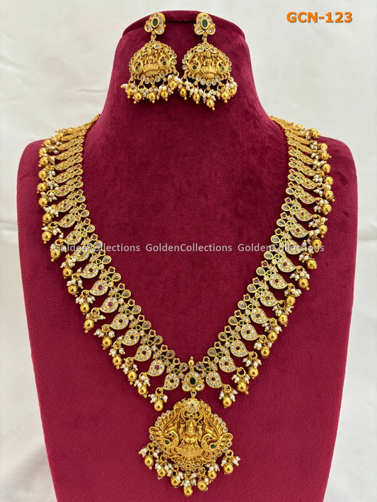 Wedding Necklace Gold Plated : Top Trending Necklaces GoldenCollections 