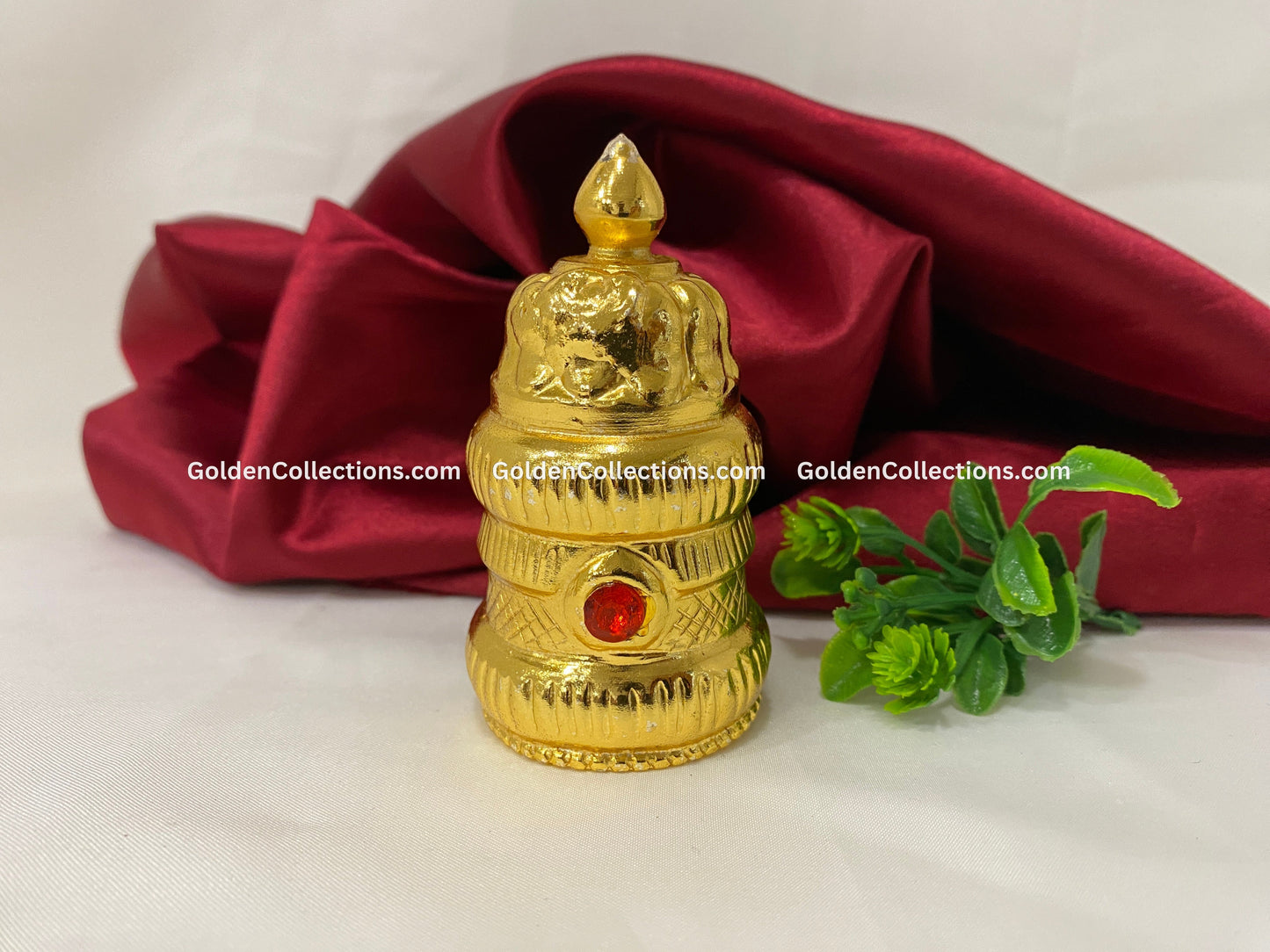 Amman Crown - Golden Plated Mukut - GoldenCollections DGC-008