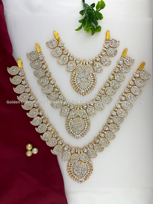 Amman Deity Long Necklace Collection - GoldenCollections DLN-001