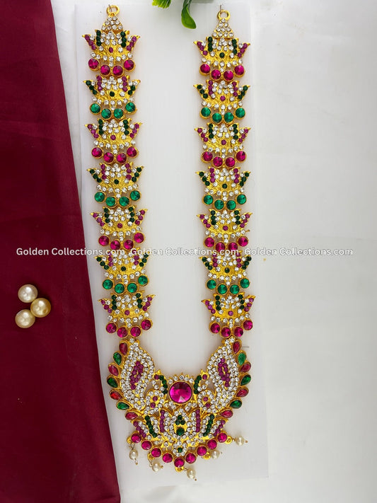 Amman Devotional Long Necklace - GoldenCollections DLN-023