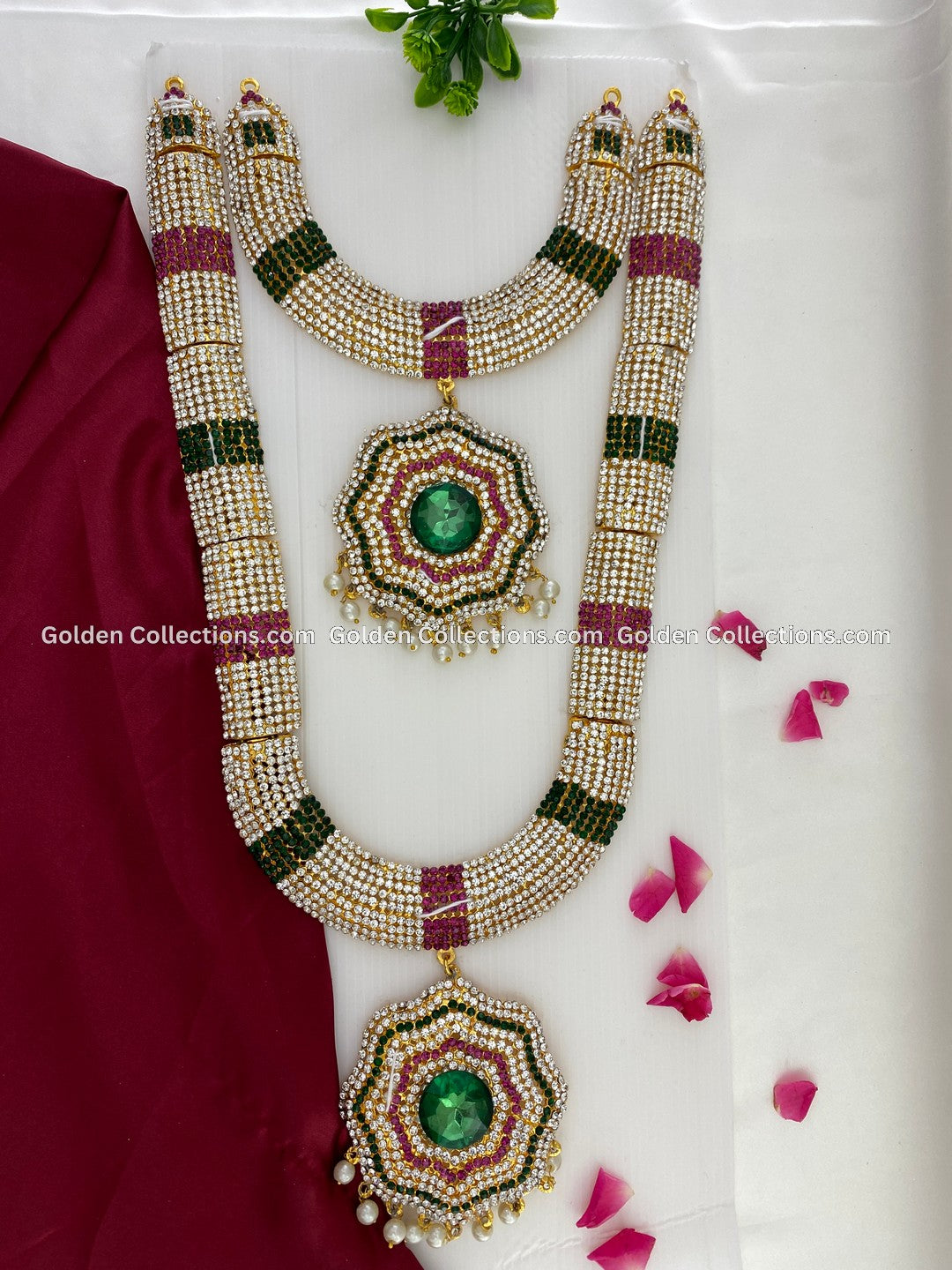 Amman Jewellery Set- Sacred Collection at GoldenCollections