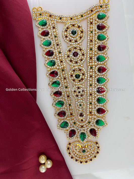 Amman Jewellery Set with Long Necklace - GoldenCollections DLN-016