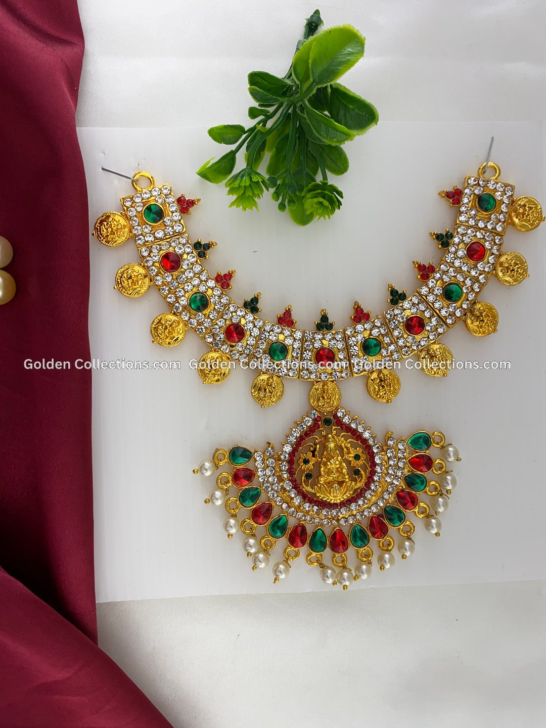 Amman Stone Necklace - GoldenCollections DSN-048