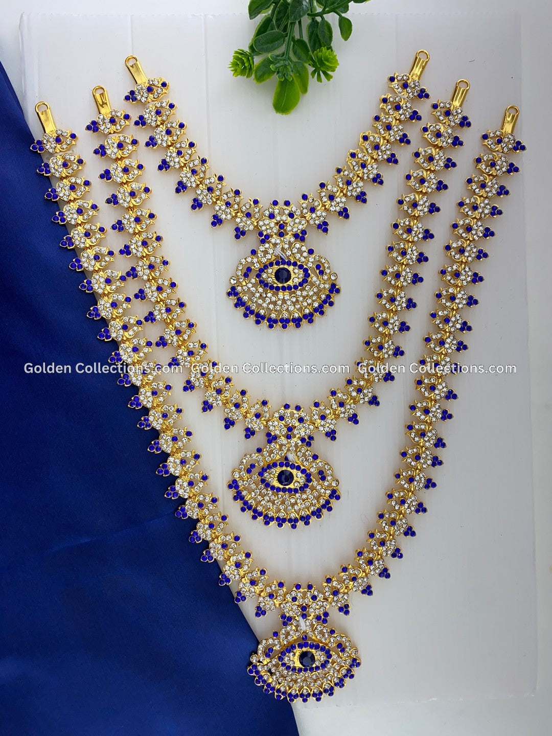 Amman Temple Jewellery Collection - GoldenCollections DLN-019