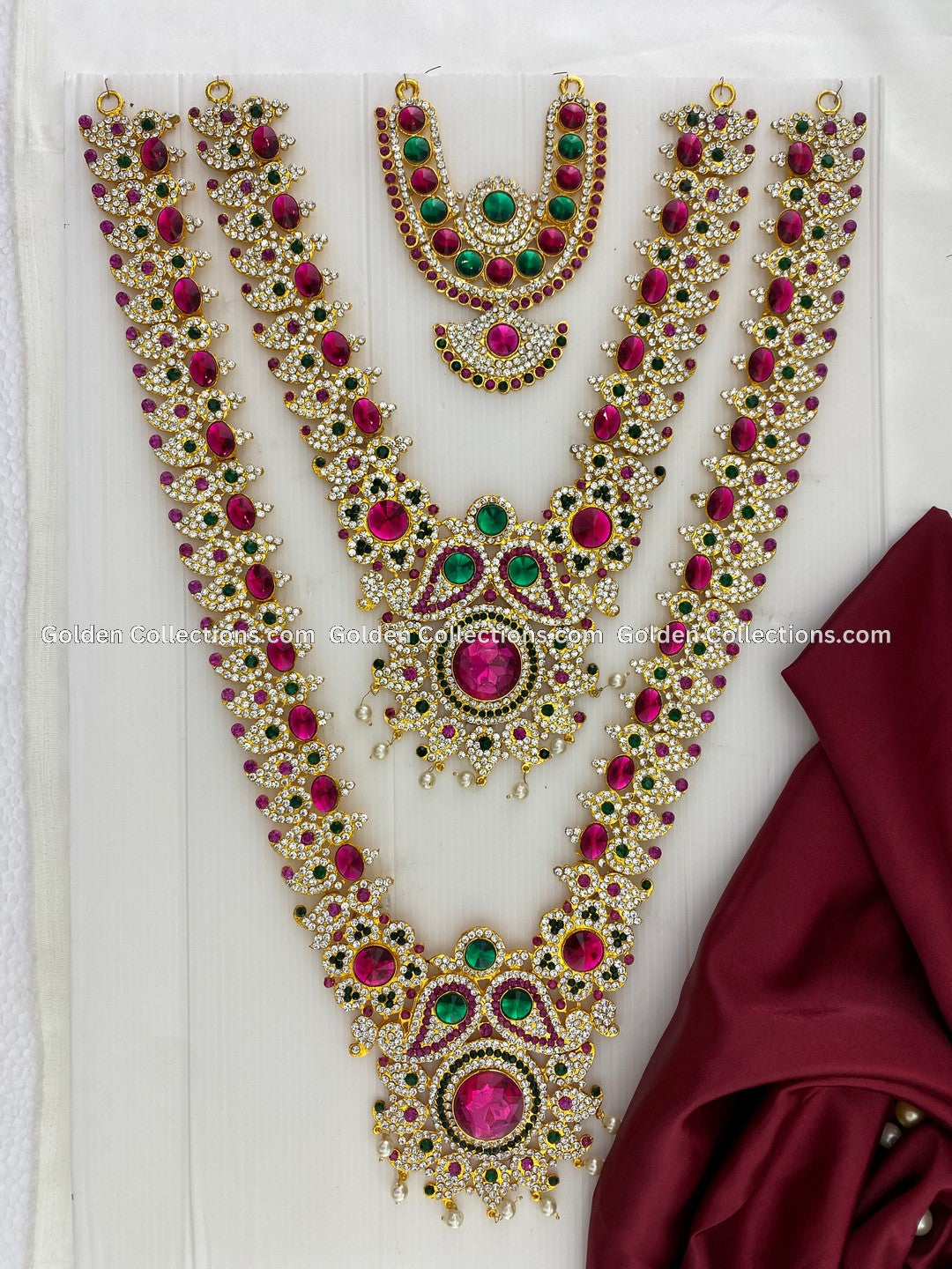 Authentic Jewellery Set for Hindu Gods-GoldenCollections 2