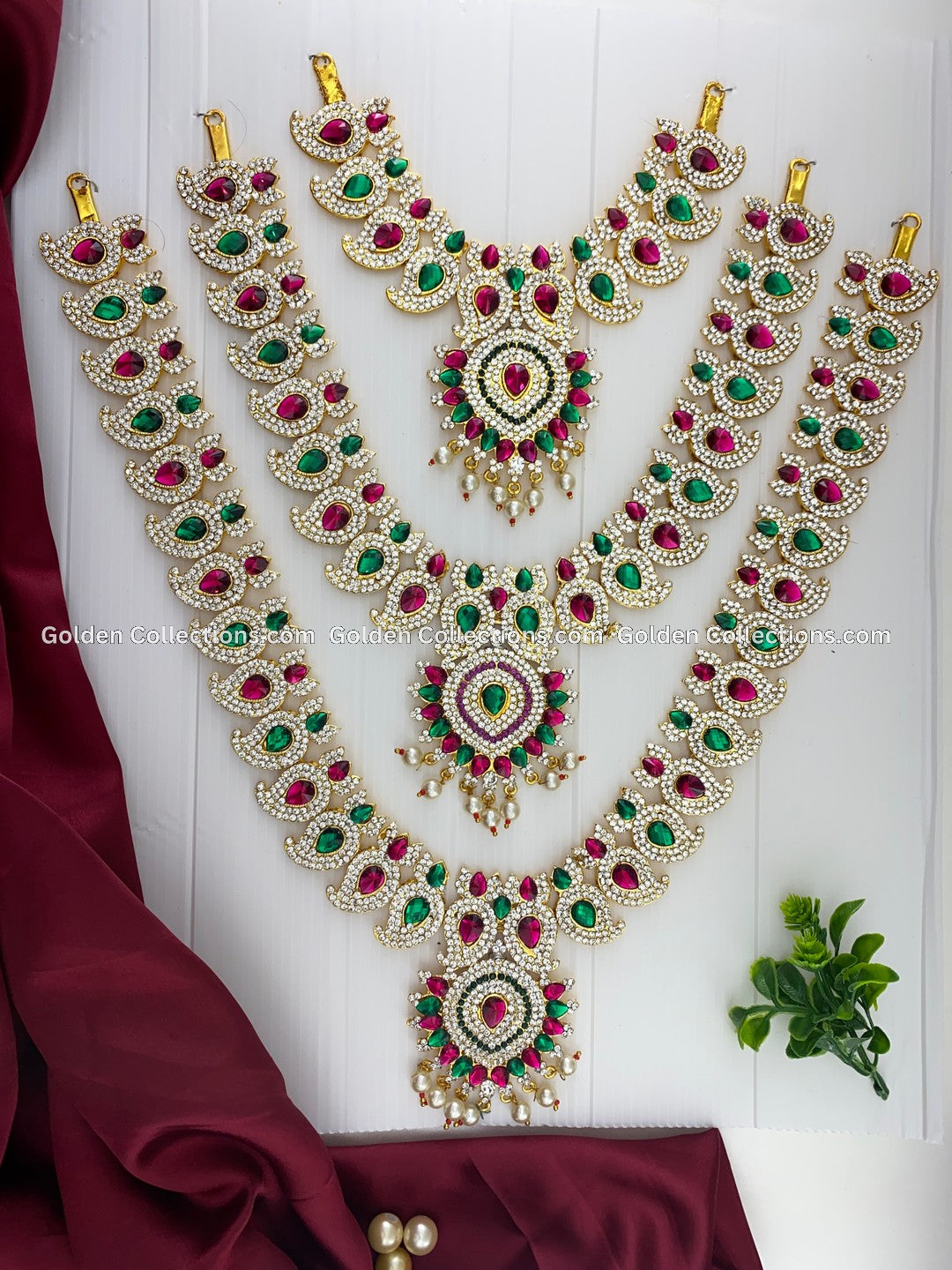 Authentic Jewellery Set for Indian God-GoldenCollections
