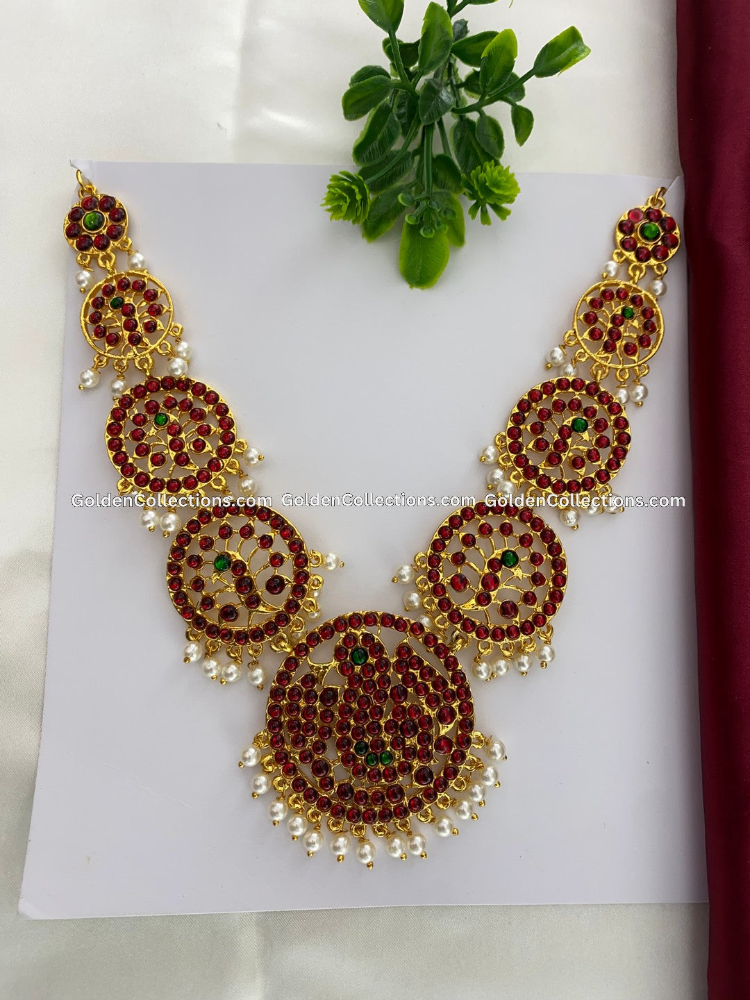 Bharatanatyam Kemp Short Chain - Classical Dance Jewelry BSN-024