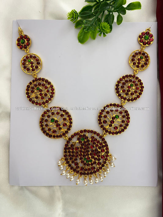 Bharatanatyam Short Chain - Traditional Indian Dance Jewelry BSN-004