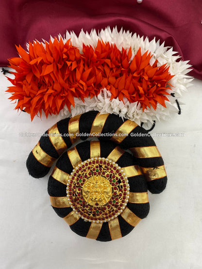 Bharatanatyam hair bun jewelry suppliers - GoldenCollections 2