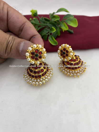 Buy Kemp Earrings Online In India - GoldenCollections BJE-018 2