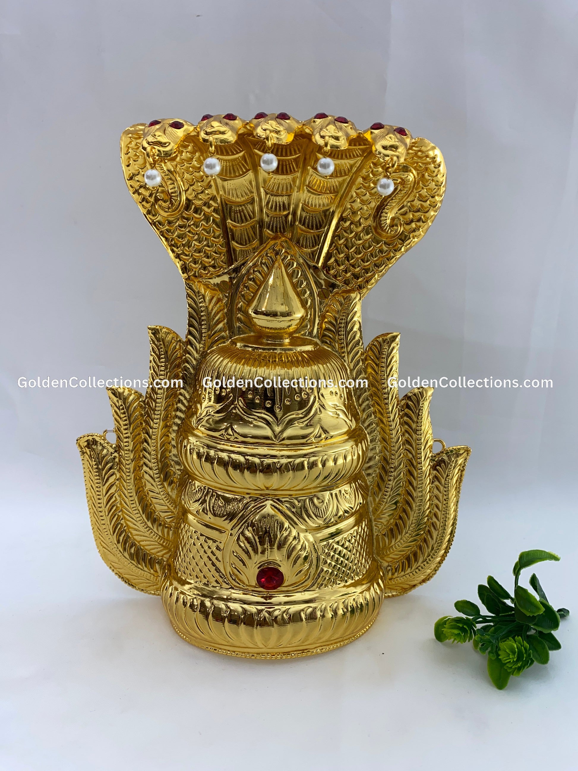 Deity Crown Kireedam - Ornate Mukut - GoldenCollections DGC-031