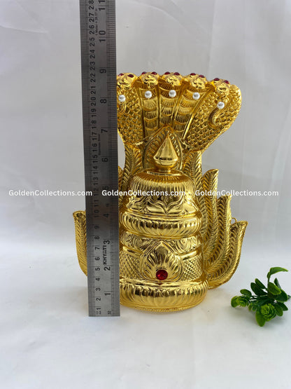 Deity Crown Kireedam - Ornate Mukut - GoldenCollections DGC-031 2