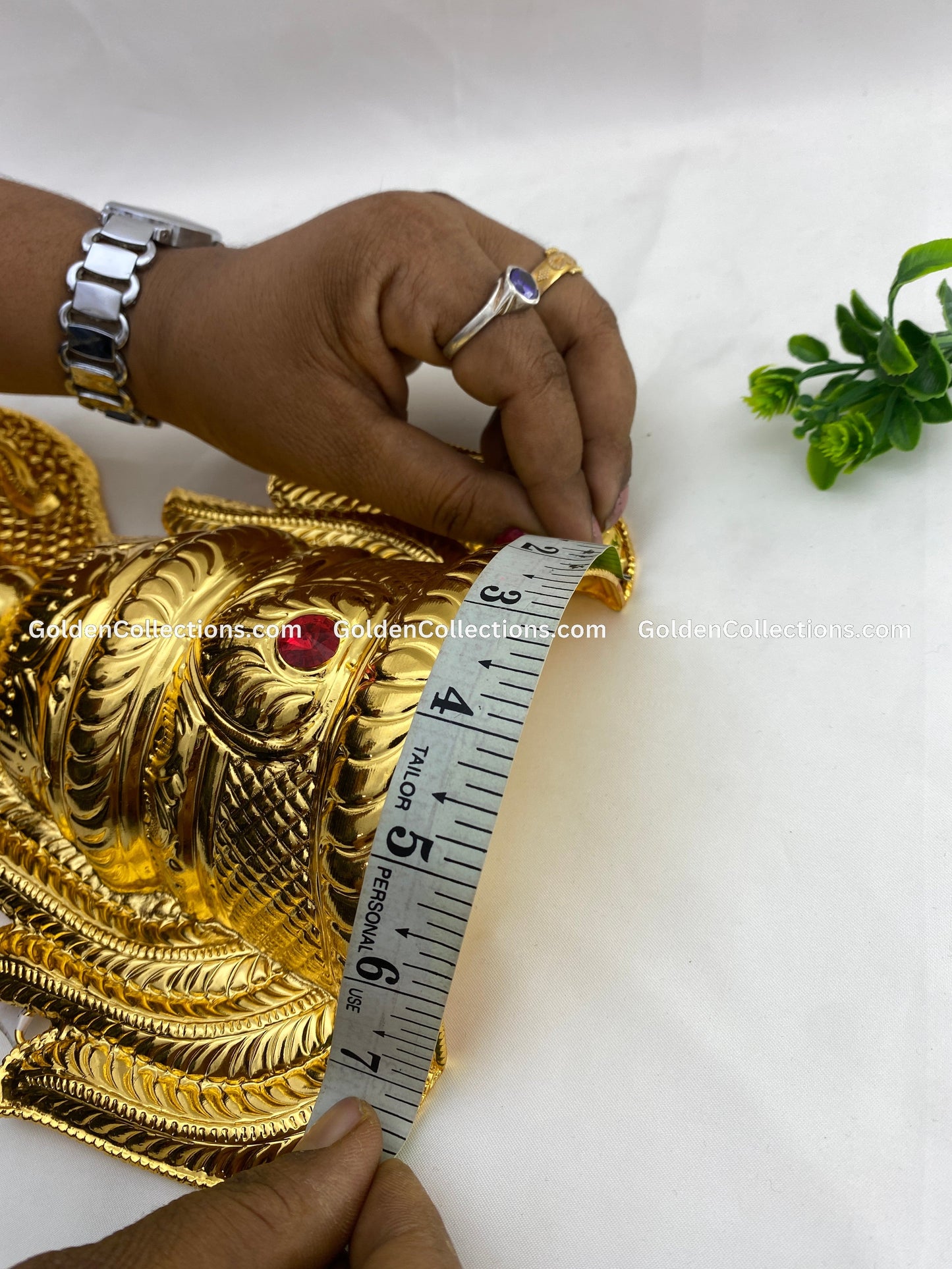 Deity Crown Kireedam - Ornate Mukut - GoldenCollections DGC-031 3
