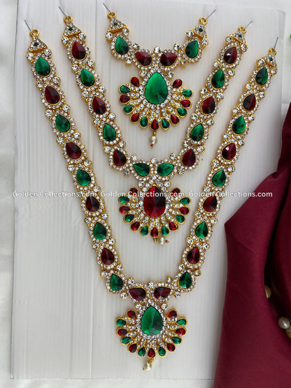 Deity Decorative Long Necklace - Timeless Beauty - GoldenCollections