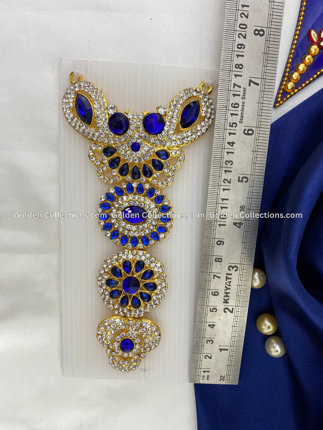 Deity Decorative Short Necklace - GoldenCollections DSN-024 2