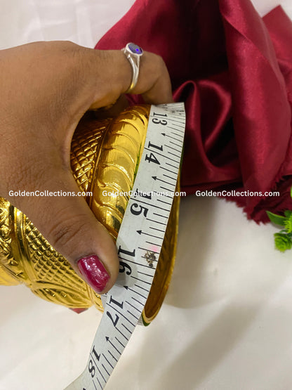 Deity Jewellery Crown - Ornate Mukut - GoldenCollections DGC-004 3