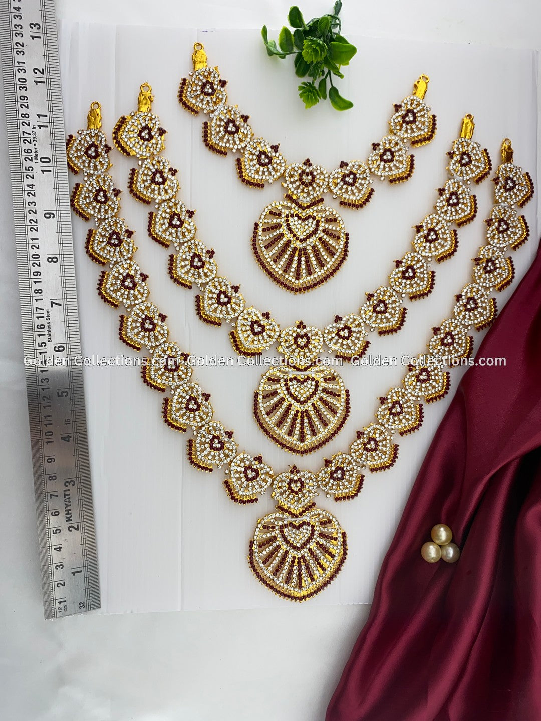 Deity Long Necklace for Devotees - GoldenCollections DLN-008 2