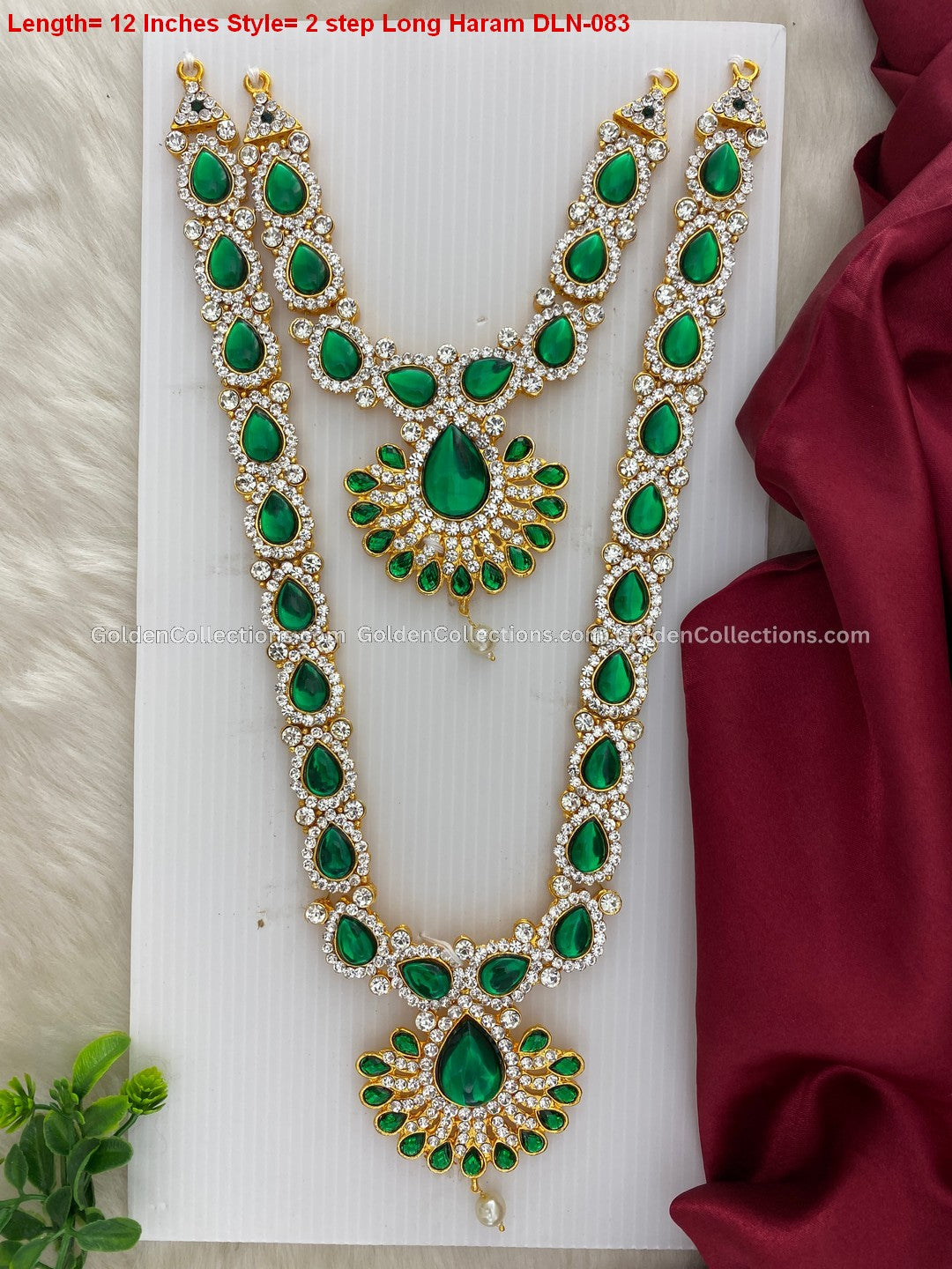 Deity Symbolism Patterns: Long Necklace Elegance DLN-083