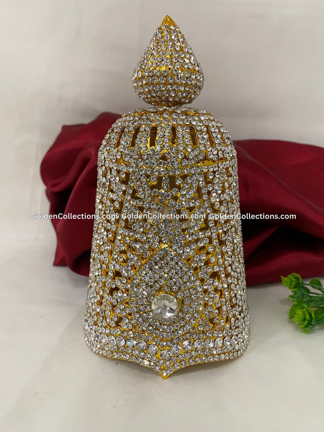 Divine Crown Mukut for Goddess - GoldenCollections DGC-061