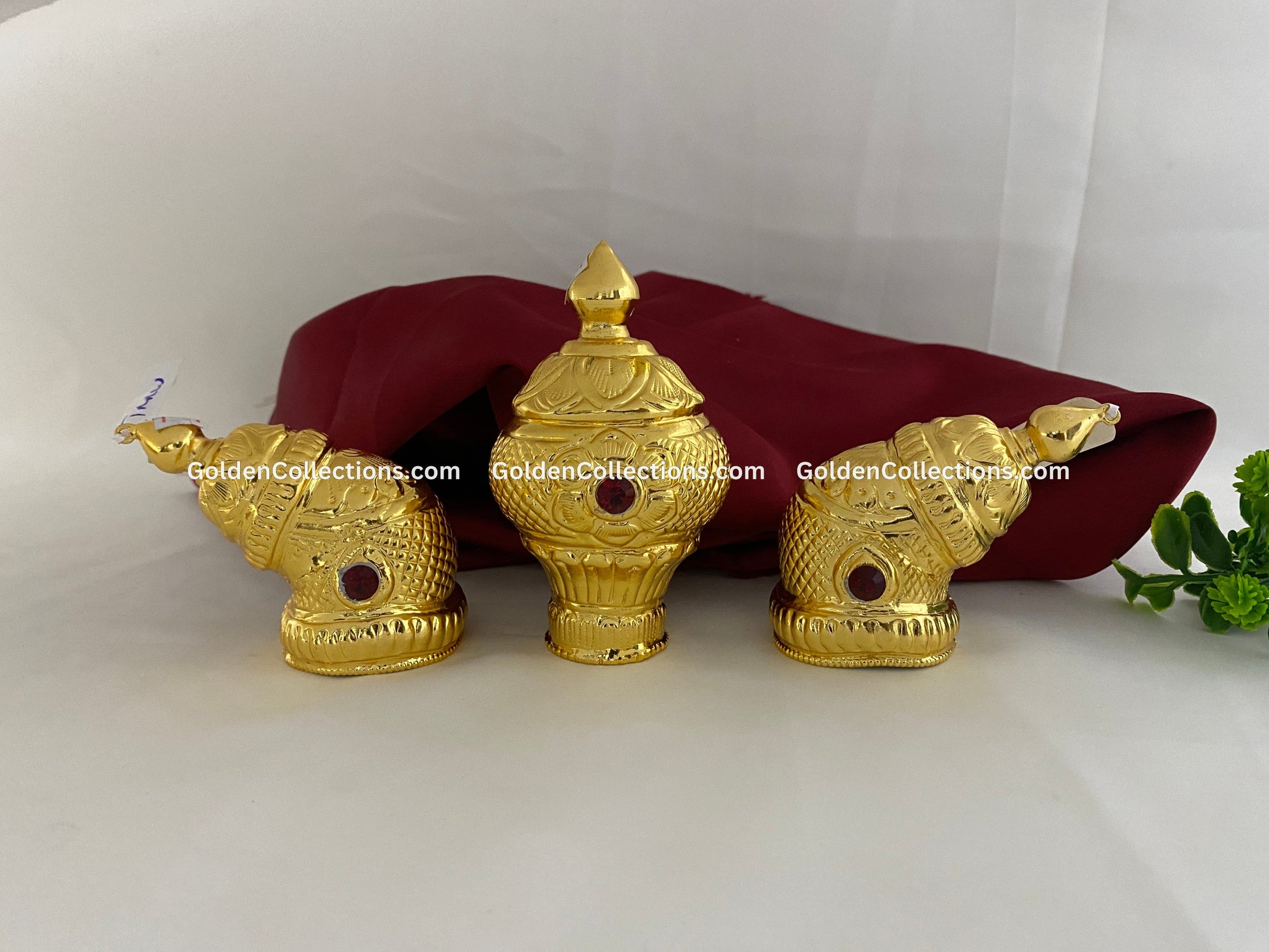 Divine Jewellery Crown for Deity - GoldenCollections DGC-038