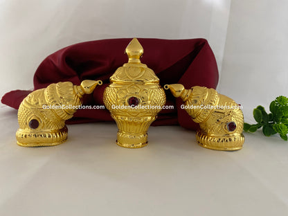 Divine Jewellery Crown for Deity - GoldenCollections DGC-038 7
