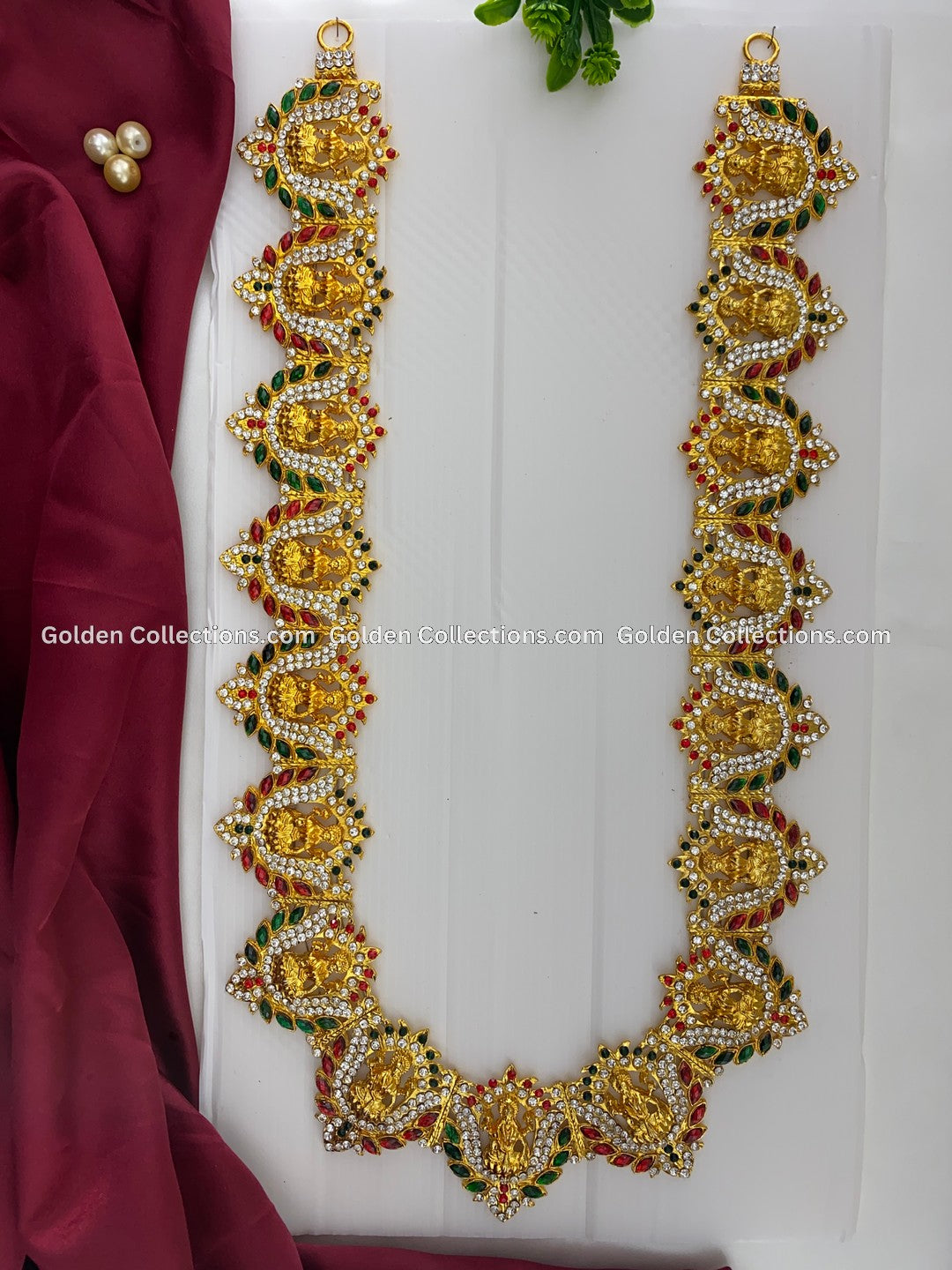 Divine Jewellery Set for Goddess Lakshmi-GoldenCollections