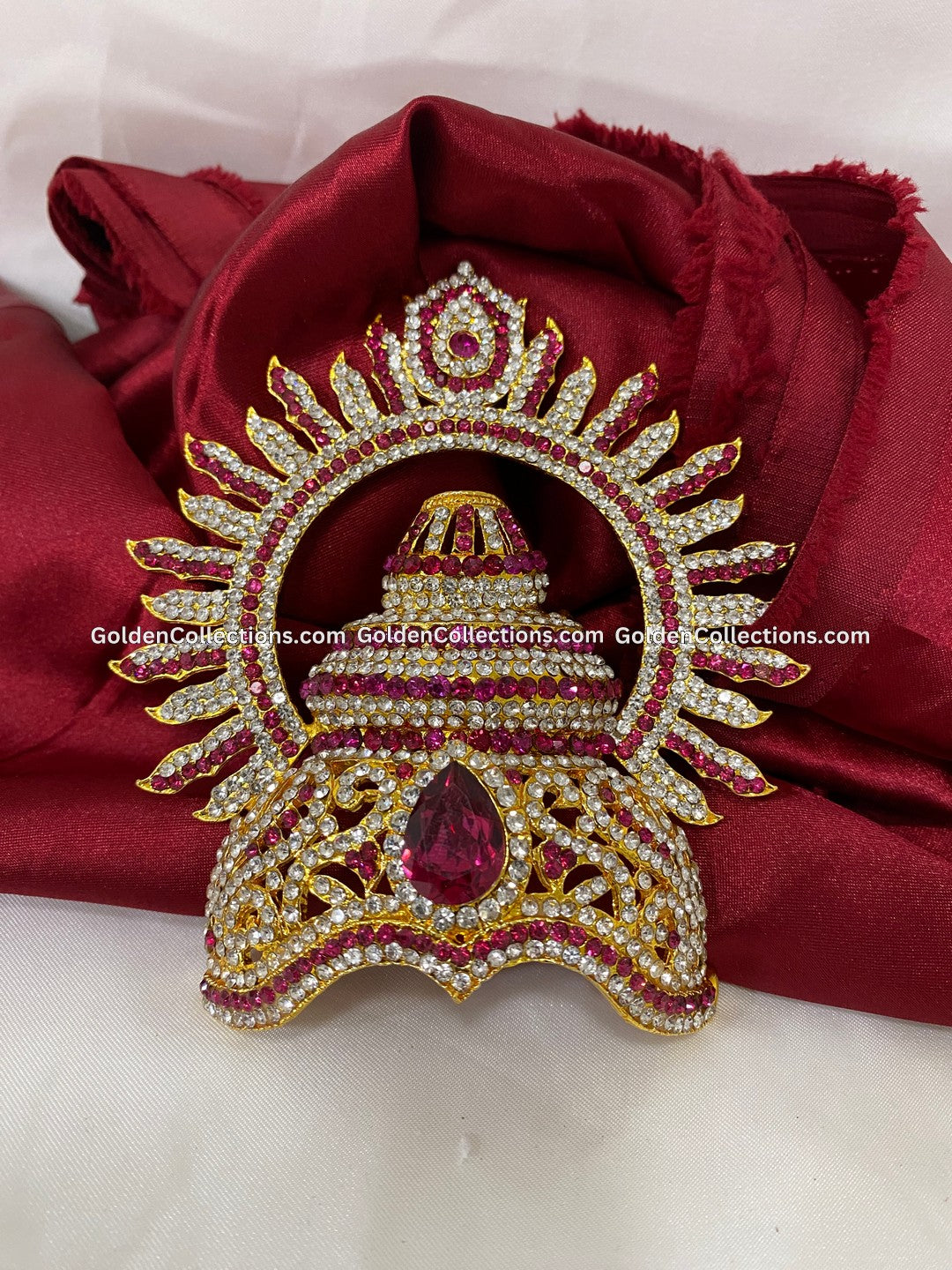 Divine Mukut Kireedam for Hindu Deity - GoldenCollections DGC-138