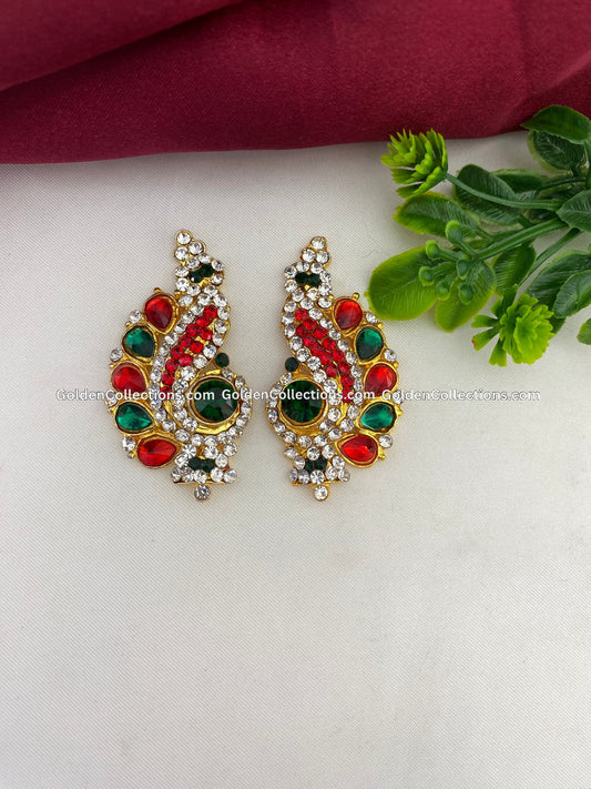 Ear Decoration Karna Pathakkam - GoldenCollections DGE-025