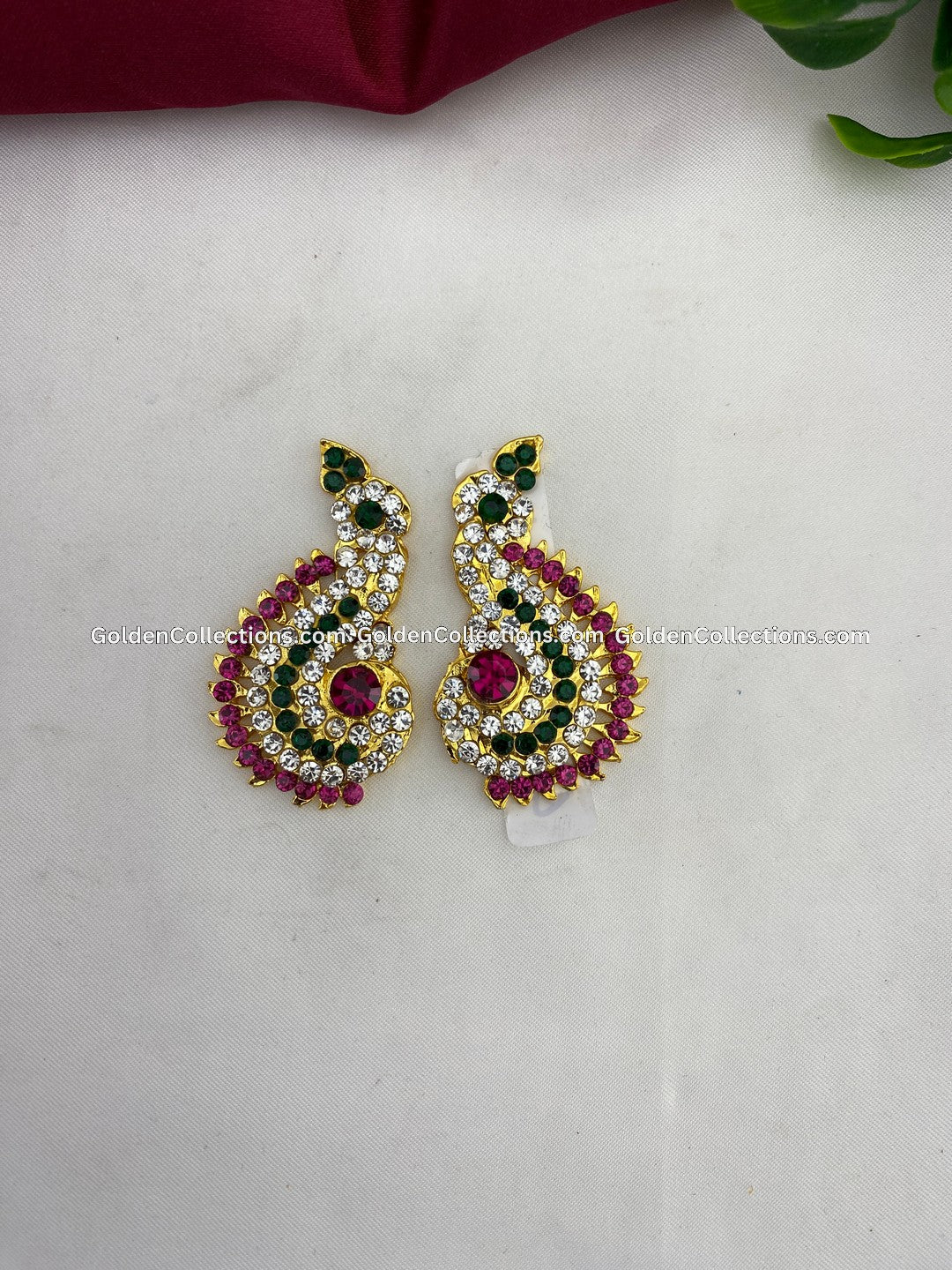 Ear Ornaments for Swamy Alangaram - GoldenCollections DGE-012