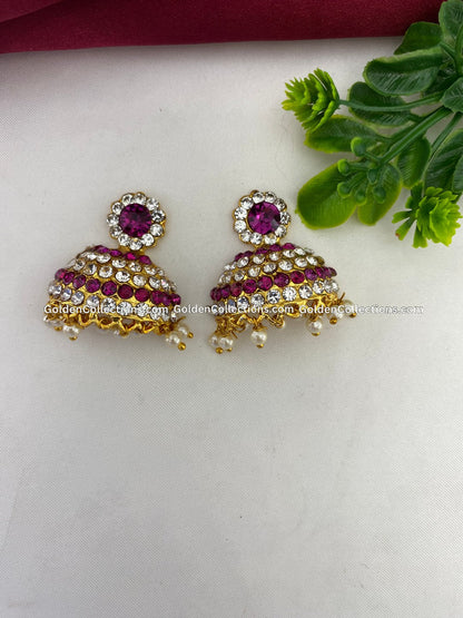 Ear Ornaments for Swamy Alangaram - GoldenCollections DGE-062