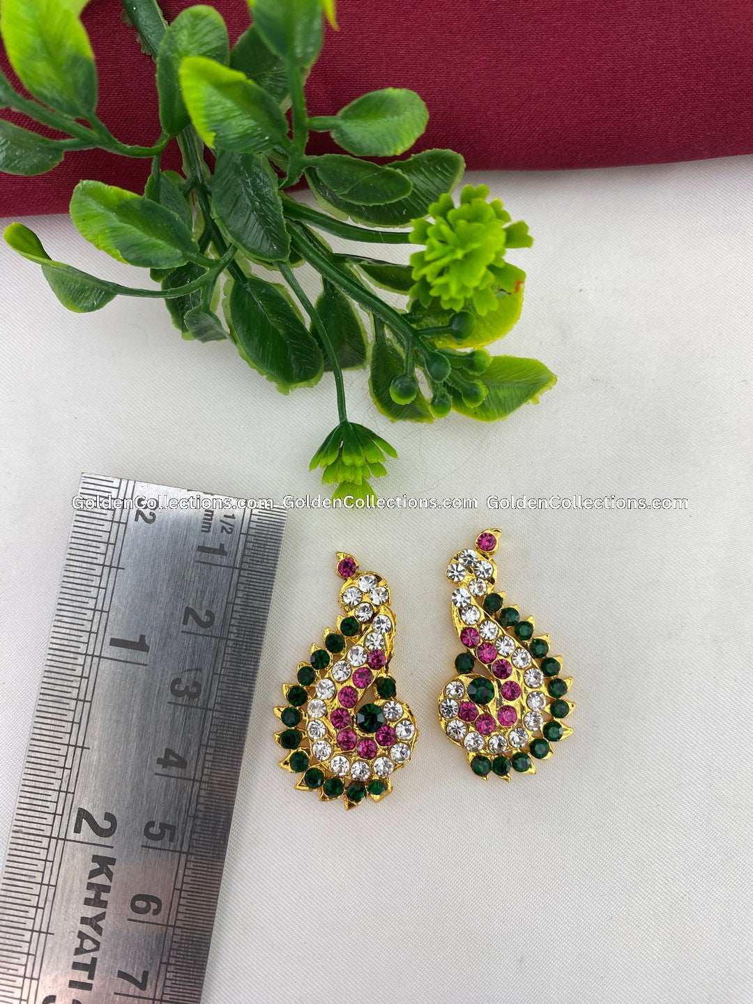 Earrings for Deity - GoldenCollections DGE-093 2