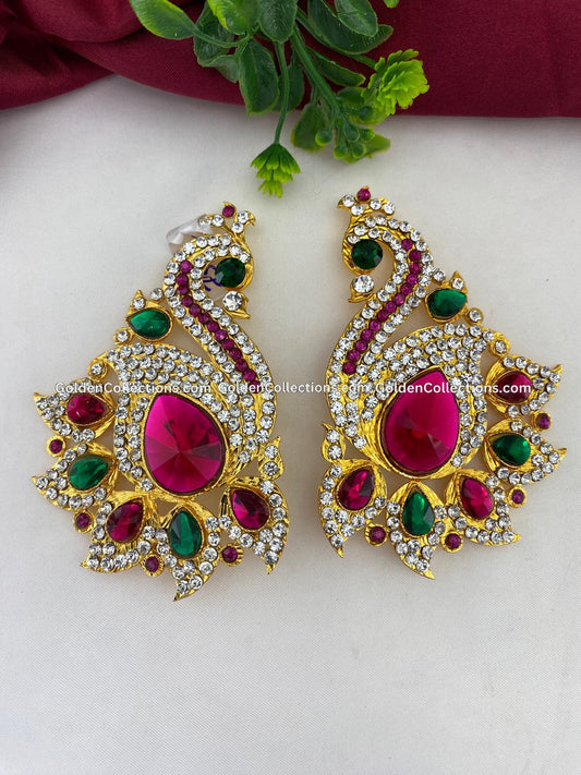 Elegant Earrings for God - GoldenCollections DGE-095