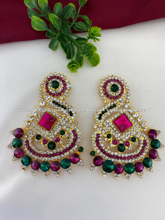 Elegant Karna Patkam - GoldenCollections DGE-102