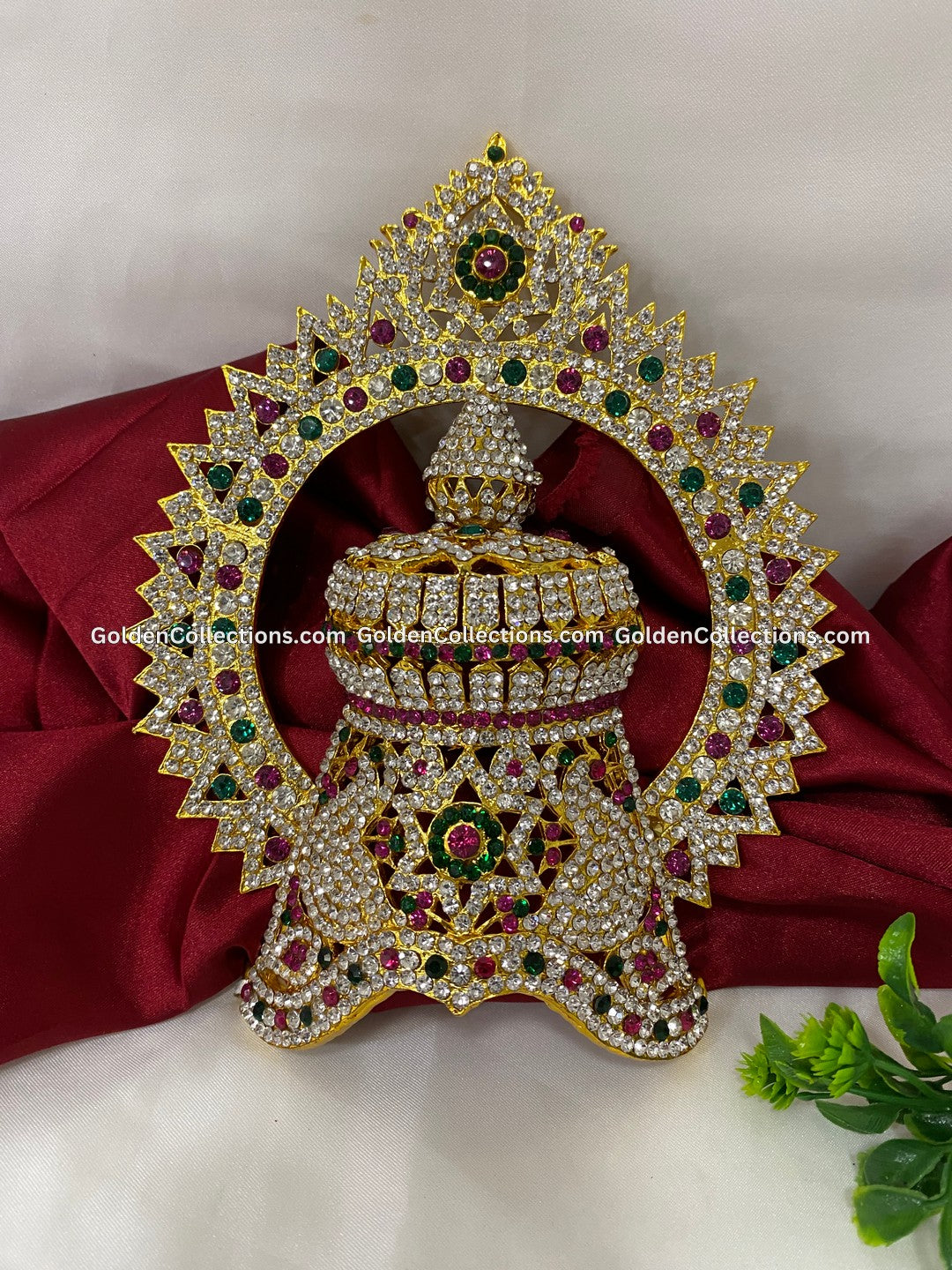 Exquisite Jewellery Crown for Goddess - GoldenCollections DGC-114