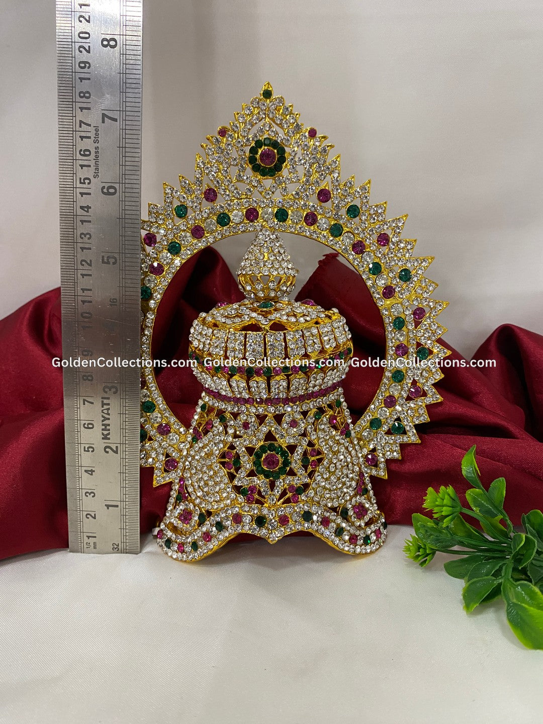 Exquisite Jewellery Crown for Goddess - GoldenCollections DGC-114 2