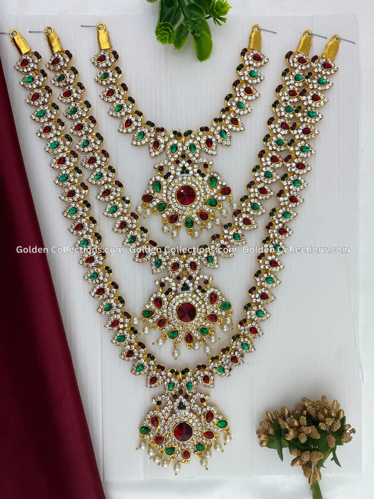 Goddess Amman Jewellery Set - GoldenCollections DLN-013