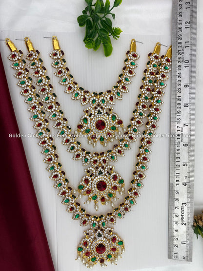 Goddess Amman Jewellery Set - GoldenCollections DLN-013 2
