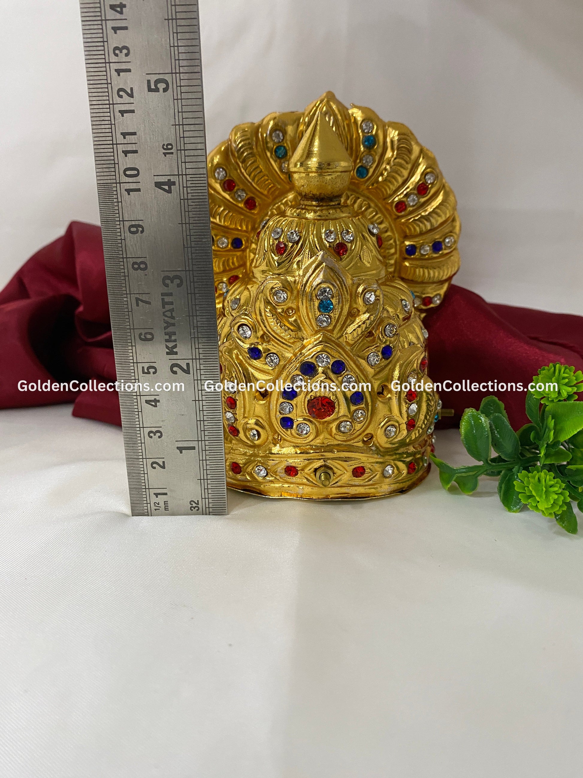 Goddess Amman Kireedam Crown - GoldenCollections DGC-034 2