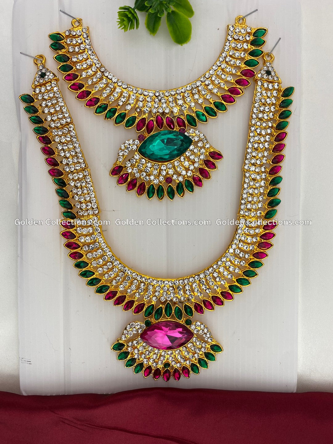 Goddess Lakshmi Jewellery - GoldenCollections DSN-015