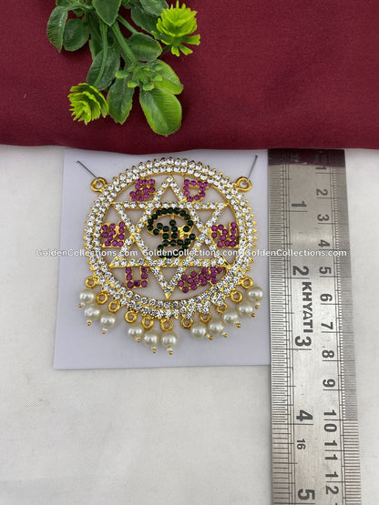Goddess Pendant for Alankaram - GoldenCollections DGP-045 2