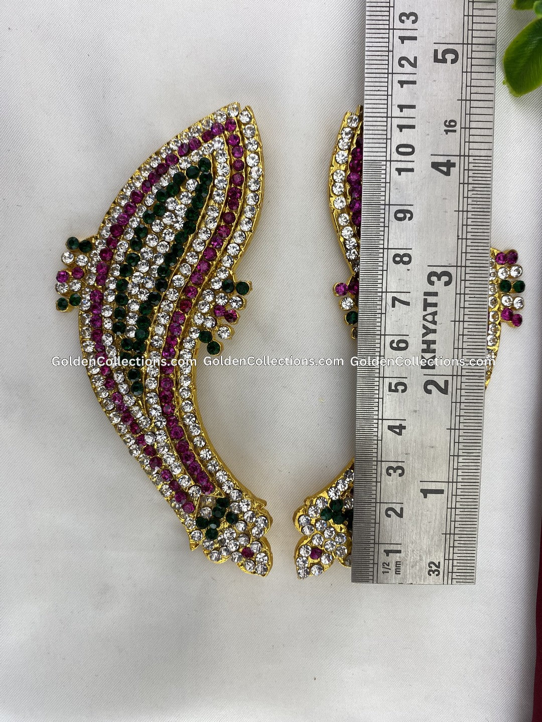 Golden Goddess Earrings - Divine Jewels - GoldenCollections DGE-051 2