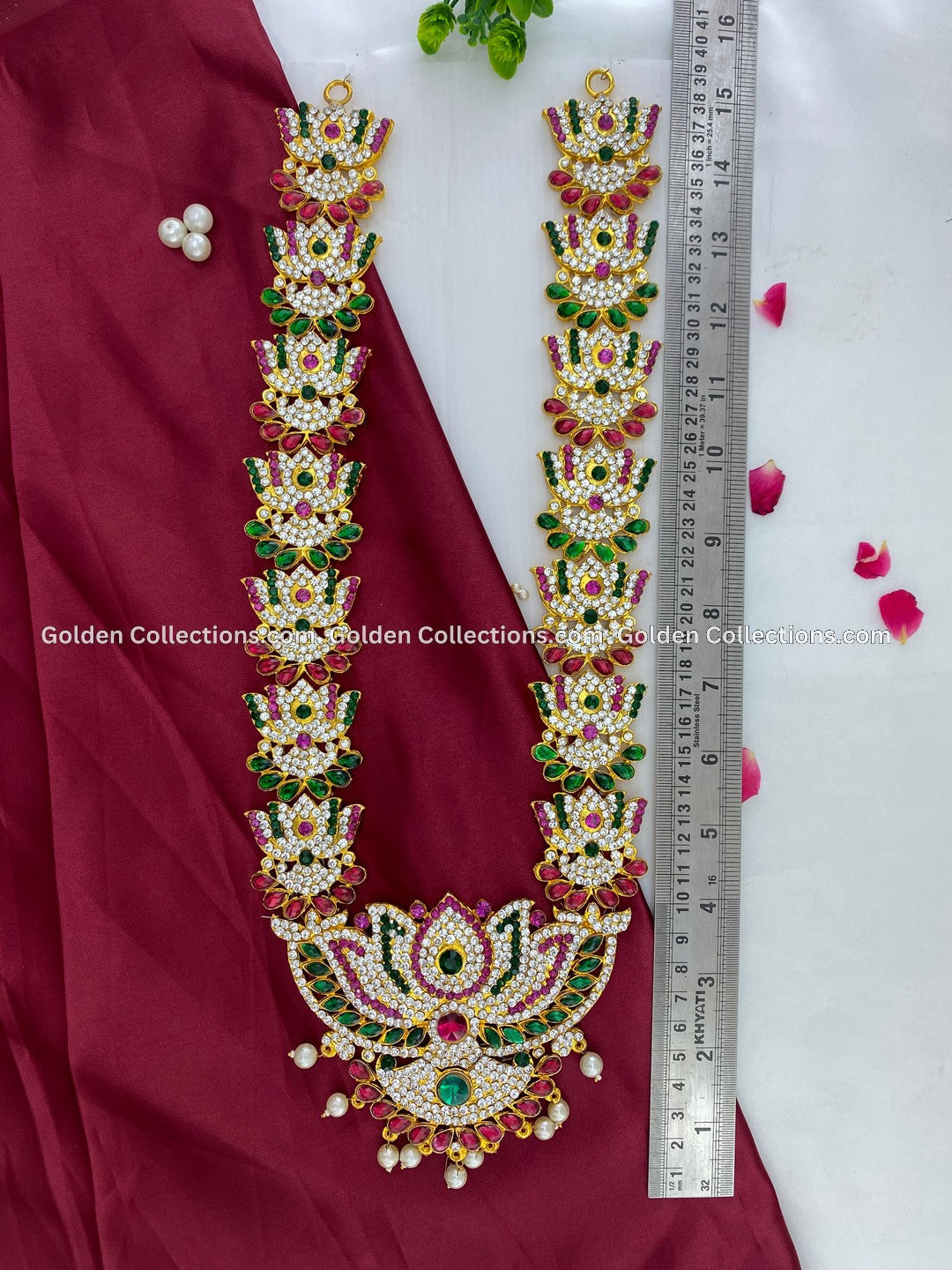 Graceful Jewellery for Goddess Idol- Explore GoldenCollections 2