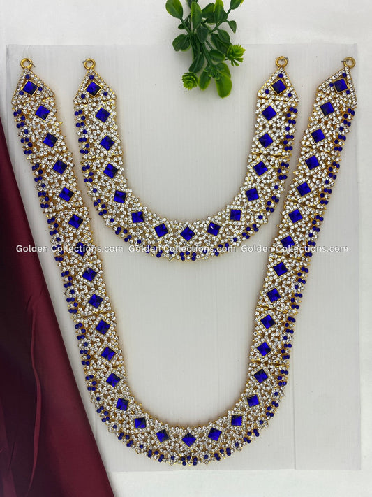 Hindu Deity Long Necklace for Women - GoldenCollections DLN-003