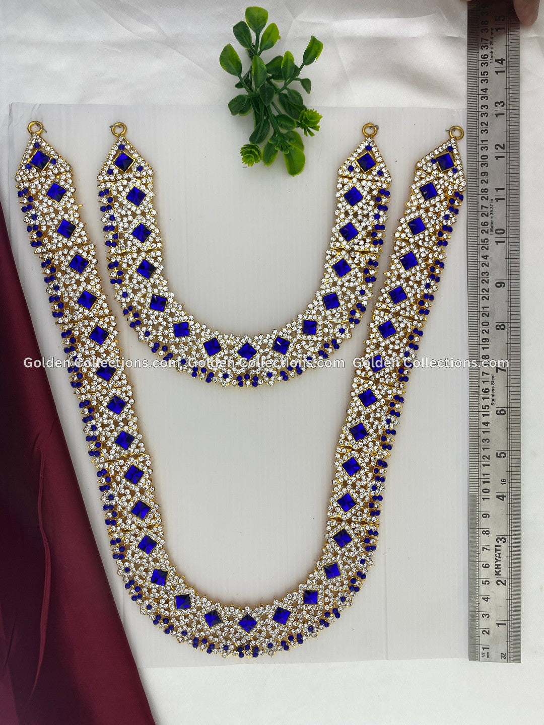 Hindu Deity Long Necklace for Women - GoldenCollections DLN-003 2